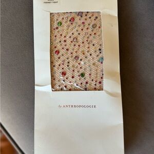Anthropologie Cream Tights